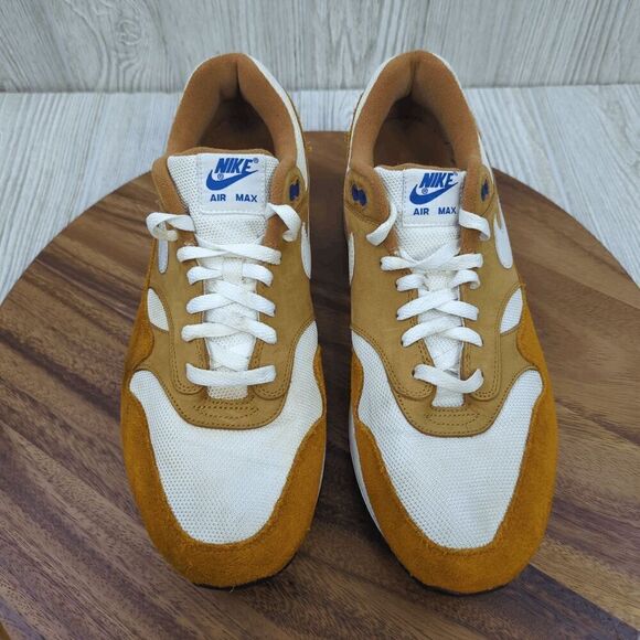 Nike Air Max 1 Curry Dark Curry White Sport Royal 908366-700 Men\'s 13 Shoes main image 8